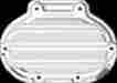 03-813 10-gauge Arlen Ness Transmission Side Covers Black