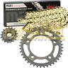 104695002 Max Motosports Gold Drive Chain Sprockets Honda Shadow Ace
