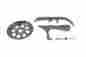 27-0157 V-twin Manufacturing Chrome Belt Guard Kit For Harley Davidson Flst Fxst Softail 1986-1999 New