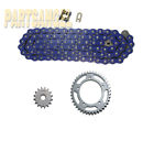 398255001 Max Motosports Blue Chain Sprockets Suzuki 700646503407