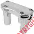 405183 Biker S Choice Bikers Fat Risers With Clamps Chrome