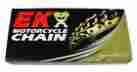 520mvxz-150 Ek Chain 520 Mvxz Orange 150 Links Motorcycle Race X-ring O-ring Quadra Oring