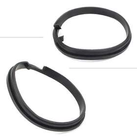 021001-0303 Abcfiveus 740000274741 Fit Harley Dyna Xl Sportster Speedometer Wrinkle Ring Grommet Black