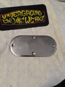 60572-78t Custom Chrome 46154 Eclipse Primary Inspection Cover Cap Harley Dyna Fxd Softail