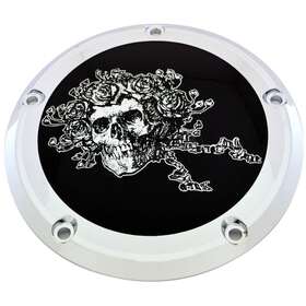 Gd02-12bc Custom Engraving Ltd. Grateful Dead Skull And Roses Derby Cover -