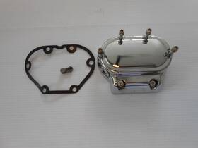 Harley 37082-98 Oem 5 Speed Transmission Side Cover Hdrg-2