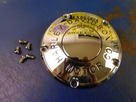 25338-99a Harley-davidson Chrome 5 Bolt Derby Cover Touring Models Pn
