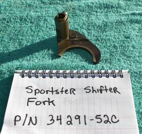 34291-52 Harley-davidson 1952-90 K Xl Transmission Shifter Fork Standard #1