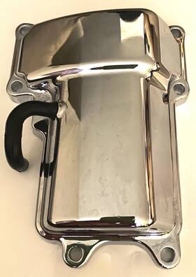 34471-06a Harley-davidson 3447-06a Oem Chrome Transmission Top Cover With Part Number