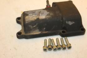 34521-06b Harley-davidson 2008 Fxstb Engine Motor Transmission Tranny Cover Cap
