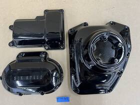 37126-05 Harley-davidson Twin Cam 6 Speed Transmission Side Top Cover Powder Coated