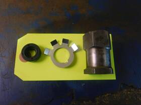 37503-41 Harley-davidson 37496-65 12014 Primary Clutch Hub Nut With New Seal And Lock Tab Ul Fl Fx 1941-1984