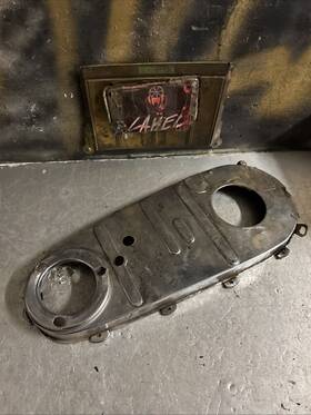 60620-55 Harley-davidson 1955-1964 Panhead Fl Flh Inner Primary Chrome Tin Cover