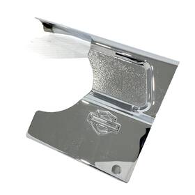 66096-02 Harley-davidson Oem 02-06 Touring Chrome Transmission Guard Interface Cover Panel Genuine