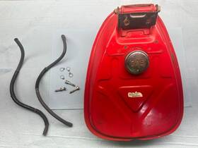 Honda 17500-102-701ec Ct110 Ct 110 Trail Oem 1984 Gas Tank With Hinge Tahitian Red