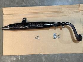 18300-126-770 Honda Ct70 Ct 70 Trail Krizman Oem 1981 Muffler Exhaust With Guard