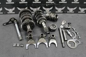 23210-kz4-a10 Honda 1997 Cr125r Oem 6 Speed Transmission Tranny Trans Main Counter Gears Forks