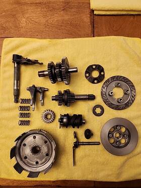 23221-131-000 Honda 1974 Mr50 Mr 50 Elsinore Transmission Clutch Parts Lot