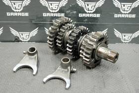 23221-ka4-740 Honda 1985 Cr250r Oem Engine Transmission Countershaft Tranny Shift Forks Gears