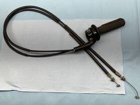 53141-429-000 Honda Xr350r Xr350 Oem 1985 Throttle Cables Grip Pipe Good Cond