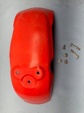 61100-126-770za Honda Ct70 Ct 70 Trail Oem 1981 Front Fender Mud Guard Nice