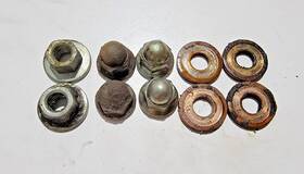 90443-107-000 Honda Cylinder Head Mount Nuts 1979-1981 Xl500 Xl500s Xr500
