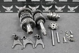 13127-1175 Kawasaki 1989 89-94 Kdx200 Oem Transmission Tranny Trans Shafts Forks Gearbox