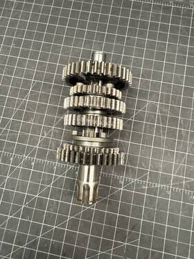 13128-0016 Kawasaki 2007 Kx65 Oem Output Shaft With Gears Transmission