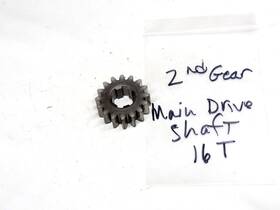 13129-1173 Kawasaki 1981 81 Kdx420 Kdx 420 Transmission Main Shaft Gear 16t