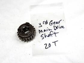 13129-1174 Kawasaki 1981 81 Kdx420 Kdx 420 Transmission Main Shaft Gear 20t