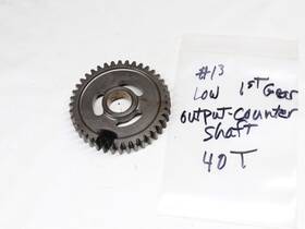 13129-1176 Kawasaki 1981 81 Kdx420 Kdx 420 Transmission Counter Shaft Gear 40t