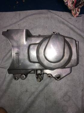 140251948 Kawasaki 1984 1985 Zn 700 Ltd Transmission Trans Cover Left Side Original Oem