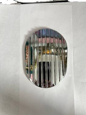 6066 Kuryakyn Chrome Front Finned Primary Accent