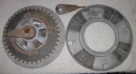 464444444344634343 Laverda 1970s 1000 Rear Sprocket Mounting Carrier Drive Damper Flange