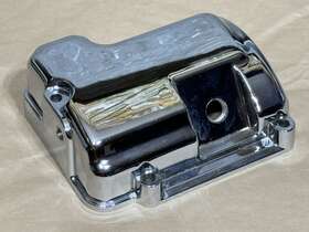 01-17001 Neith Motorsports Harley Chrome Top Transmission Cover Twin Cam Touring Softail Dyna