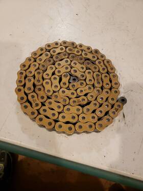50-gsv4 Not Sure 114 Links Chain For Suzuki Hayabusa Gsv4 112 Missing Master Link. C