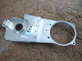 Partspro 102053 3 Inch Belt Drive Mounting Plate Fits Harley 1990-06 Softail
