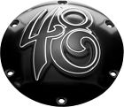 48s-230-spt-blk Precision - Derby Black Cover Billet 48 Sportster