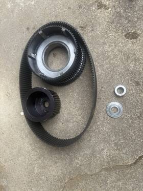 Ev-76-47-s Primo Belt Drives With Bdl 3 Inch Open Drive 1955-1984 Harley Panhead And Shovelhead