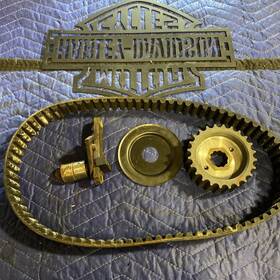 Pr-768 Rivera Primo 1.5 Inch Primary Belt Drive 4 Speed 1965-1984 Harley Shovelhead Front Pulley