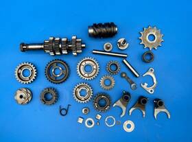 24131-14510 Suzuki 1991 89-91 Rm125 Rm 125 Transmission Set Gearbox Main Counter Shaft Shift Forks