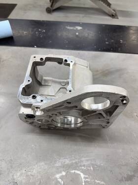 298-110 Ultima Replacement Transmission Case For Harley Softail And Customs Natural 1990-1999