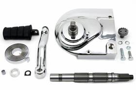 V-twin Manufacturing 22-0218 Chrome Kicker Kick Starter Conversion Kit 1991-2003 Harley Sportster Xl 883 1200