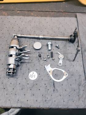 183-18101-01-00 Yamaha 1968-76 Hs1 As2c Rd125 Ta125 Yas1c Cam Shift Drum Shaft Fork See Fitment