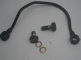 2h7-13161-00-00 Yamaha 1980 Xs1100 Xs 1100 Oil Delivery Pipe Hose Line With Bolts And Washers 2h7-13161-00-00 Yamaha 1980 Xs1100 Xs 1100 Oil Delivery Pipe Hose Line With Bolts And Washers