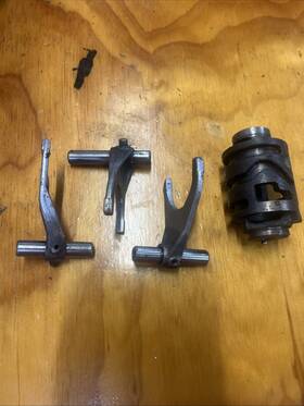 34p-18501-00-00 Yamaha 2009 Yz450f Shift Forks And Cam Oem
