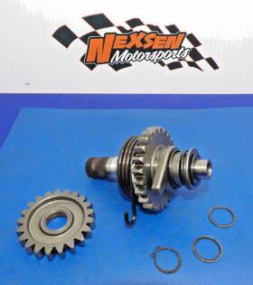 2k7-15661-01-00 Yamaha 3r4-15651-00-00 1979 Yz400f Kickstart Shaft Axle With Idler Gear