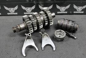 5be-17221-00-00 Yamaha 1999 Yz250 Oem Transmission Tranny Trans Drive Axle Shaft Gears Forks