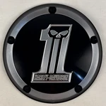 Harley Davidson Genuine Softail Dark Custom Derby Cover NO.1 Skull 25700960. Fixed Price $139.50.
