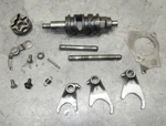 1979 Yamaha Transmission Shift Drum Cam And Forks 1W1-18540-00-. Fixed Price $75.00.